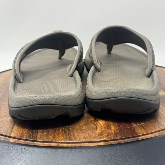 TEVA Pajaro Dune Leather Flip Flops Sandals S/N 1002432 Men's Size 13 - Picture 5 of 13